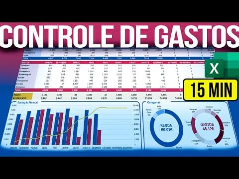 Planilha de Controle de Gastos Fácil e Simples | BAIXE GRÁTIS