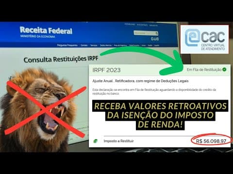 ✅ COMO RESTITUIR IMPOSTO DE RENDA POR DOENÇA GRAVE OU ACIDENTE? Tutorial Completo E CAC