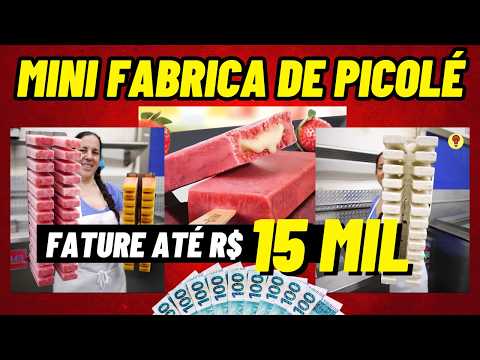 Como Montar uma MINI FABRICA DE PICOLÉS com Pouco Dinheiro / Paletas Mexicanas