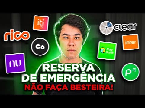 ONDE DEIXAR SUA RESERVA DE EMERGÊNCIA! GUIA DEFINITIVO