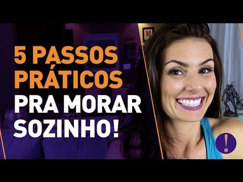JUNTE DINHEIRO PARA MORAR SOZINHO! | 5 passos para sair de casa!