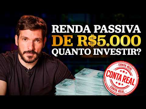 QUANTO INVESTIR EM FUNDOS IMOBILIÁRIOS PARA RECEBER R$5.000 MIL POR MÊS? | Renda passiva com FIIs