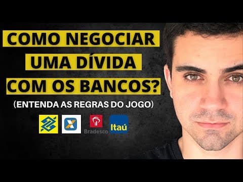 Como NEGOCIAR UMA DÍVIDA com os bancos, SEM PAGAR JUROS? |BANCO NÃO NEGOCIA COM BOM PAGADOR