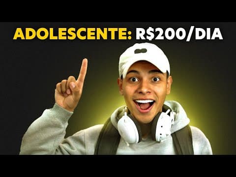 COMO GANHAR MUITO DINHEIRO RÁPIDO SENDO ADOLESCENTE! (Dinheiro online)